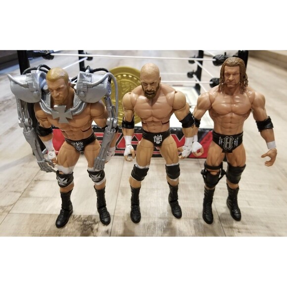 WWE ELITE LOT Of 36 COLLECTION Action Figure WWF RARE Cena Rock Mysterio Taker - Picture 10 of 16